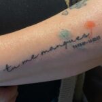 custom quote tattoo by Bella